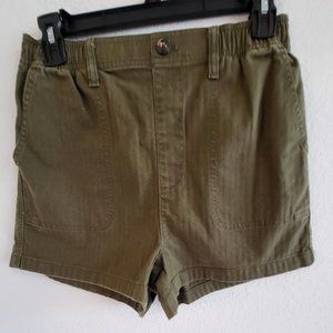 Madewell Olive High Waist Shorts